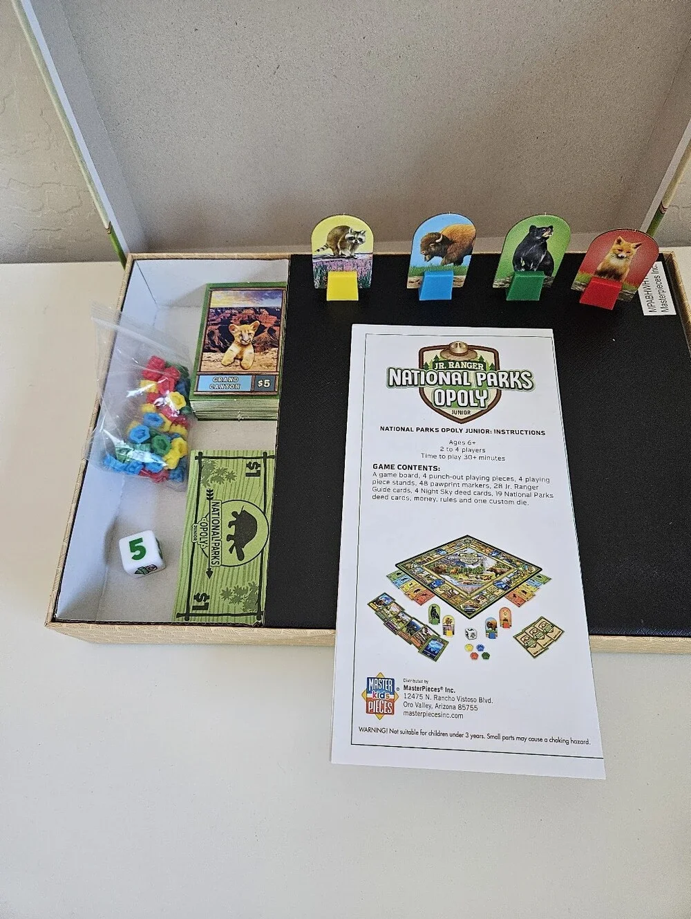 National Parks Opoly Junior Ranger Board Game